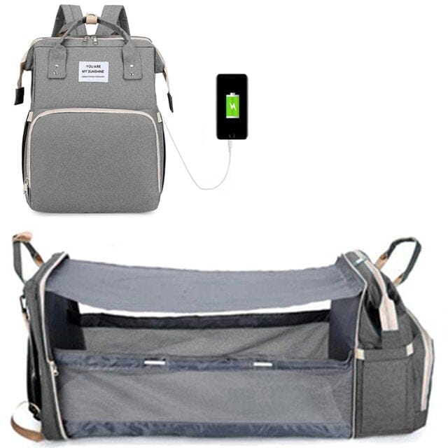 Mommy Bag® - Bolsa Multifuncional Para Mães: Trocador de Fraldas, Porta Mamadeiras, Carregador USB