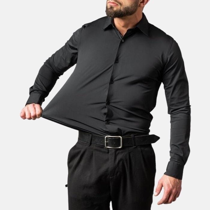 Camisa Social Elegante Ultra Flexível - Flex Comfort