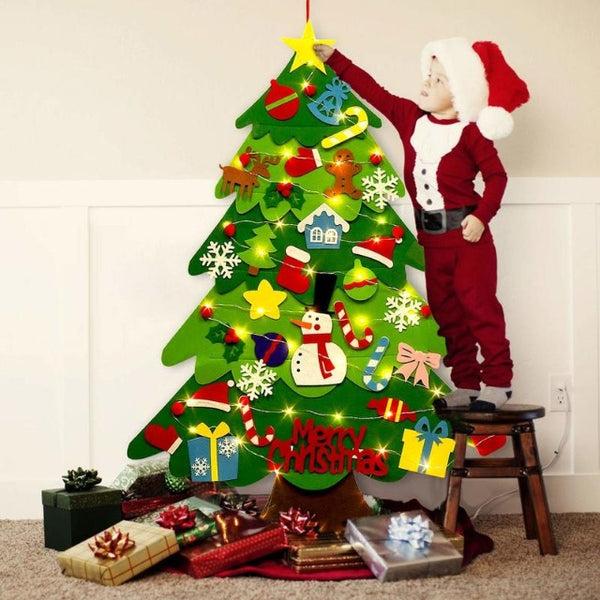 Árvore de Natal Educativa Infantil de Feltro - Meu Natal Mágico
