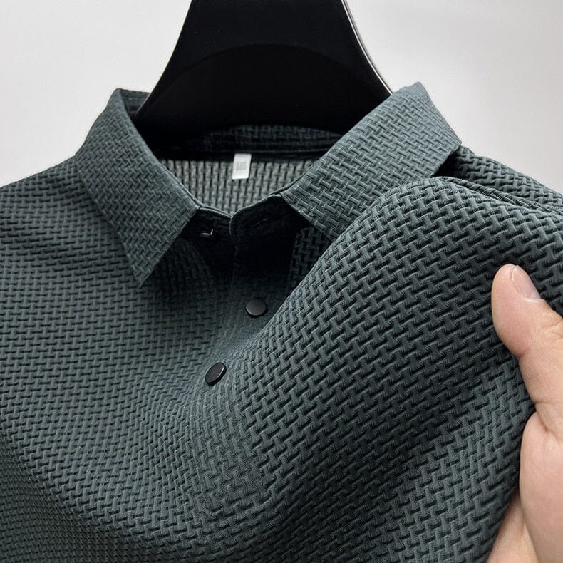 Camisa Polo Masculina Premium Respirável | Elegant™